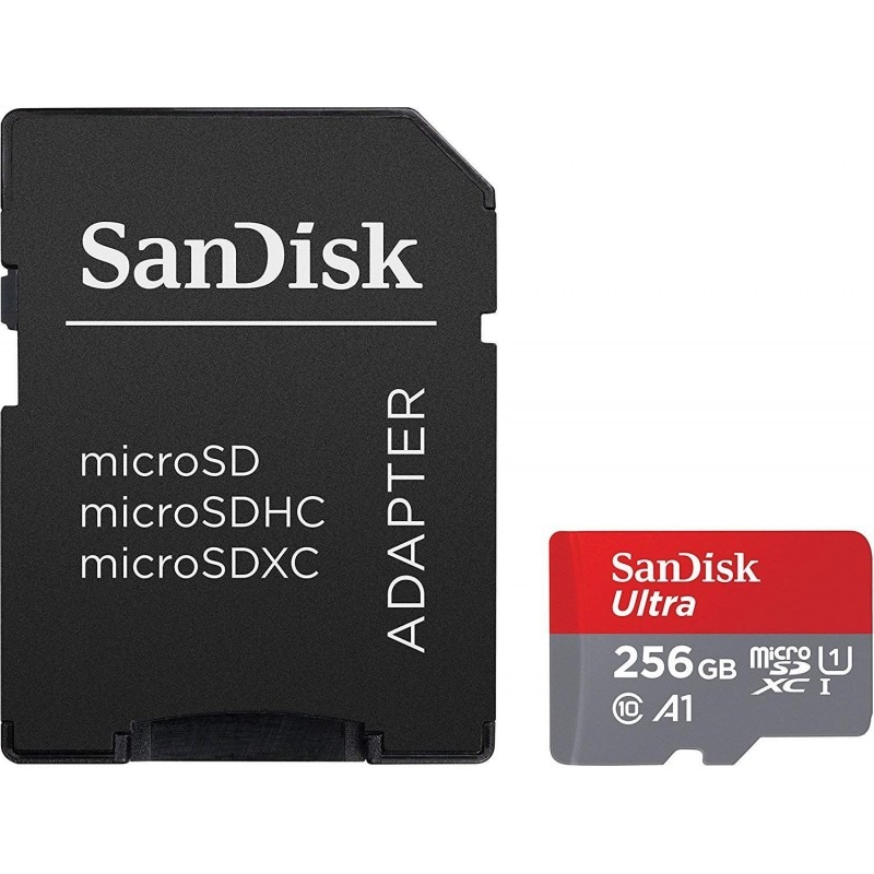 SanDisk 256GB Ultra UHS-I microSDXC 100Mb/s Memory Card